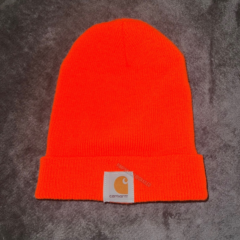 CARHARTT KNIT CUFFED BEANIE (ORANGE)